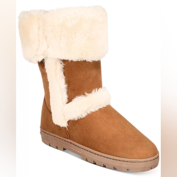 Style & Co Witty Winter Suede Boots NWOT - Picture 7 of 12